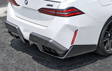 BMW G90 / G99 M5 Dry Carbon Fiber Rear Bumper Diffuser Package Performance Style