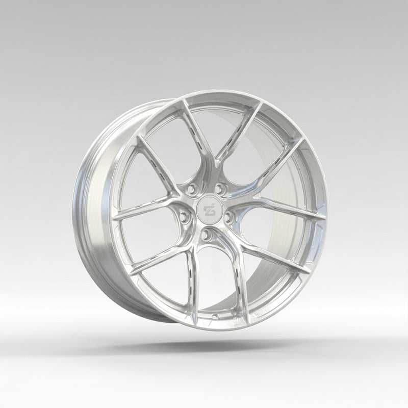 Volante BMW Alcantara de fibra de carbono brillante con rayas rojas y fondo plano para chasis G/F - Diseño exclusivo de CARBONE para F90 M5 M8 X5 X6 M850i ​​M840i M550 M540i 