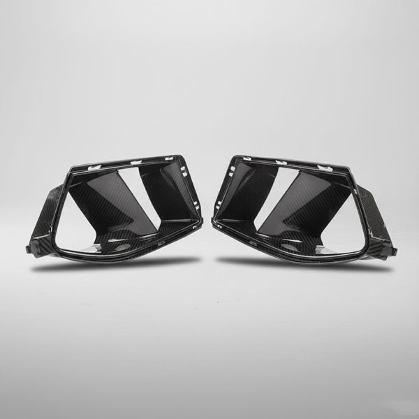 BMW G8X M3 M4 Dry Carbon Fiber Air Inlet Ducts for Front Bumper G80 / G82