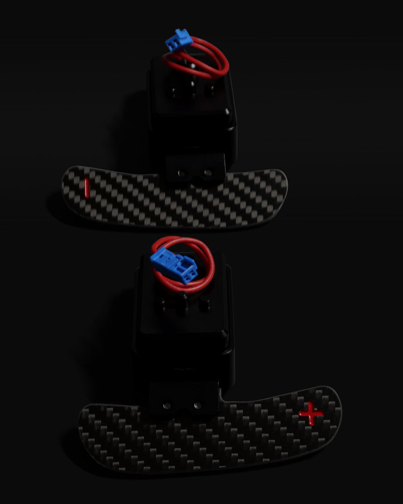 Magnetic Matte Carbon Fiber Paddle Shifters V3 Upgrade Kit For BMW G Chassis for M2 M3 M4 M5 M8 G20 G22 G30 G80 G82 G87 F90