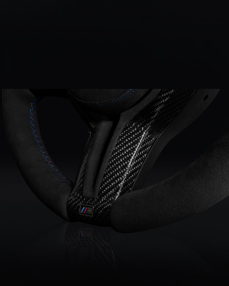 BMW Alcantara Steering Wheel for F Chassis- CARBONE Design for F30 F32 F80 F82 M3 M4 M2 335i 340i 328i 440i 435i