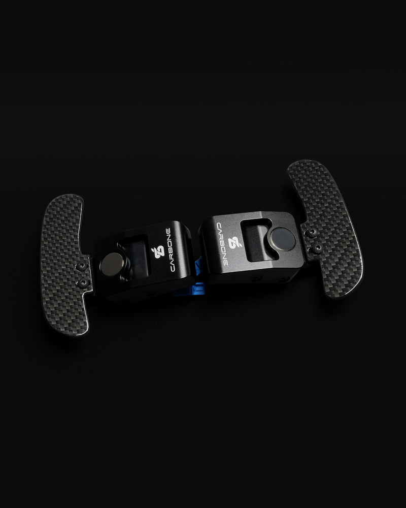 Magnetic Gloss Carbon Fiber Paddle Shifters V3 Upgrade Kit For BMW G Chassis for M2 M3 M4 M5 M8 G20 G22 G30 G80 G82 G87 F90