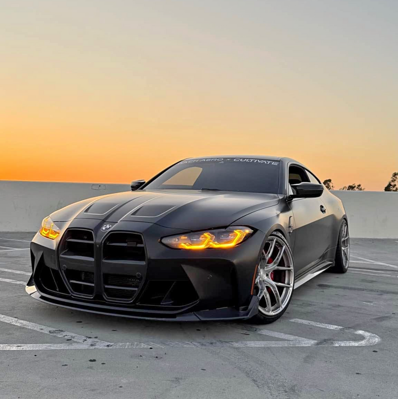 CRB-101 MONOBLOCK FORGED WHEELS RIMS SET FOR BMW G8X M3 M4 G80 G82 in 19" and 20" - CARBONE