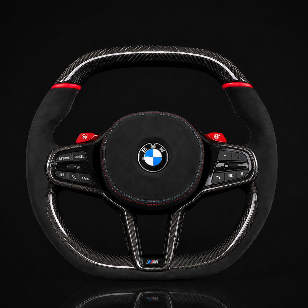 BMW G30 F90 G05 G06 G07 G14 G15 G16 Carbon Fiber Steering Wheel | Alca