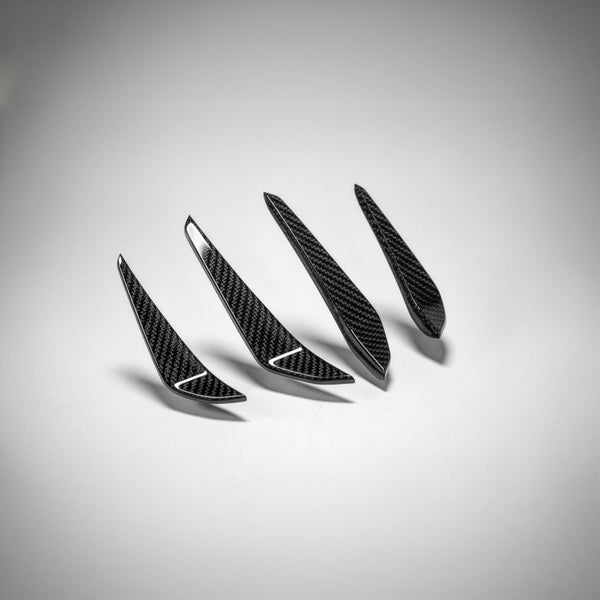 BMW G8X M3 M4 Dry Carbon Fiber Front Bumper Canard Splitters G80 / G82