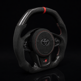 Toyota GR Supra A91 Alcantara carbon fiber steering wheel