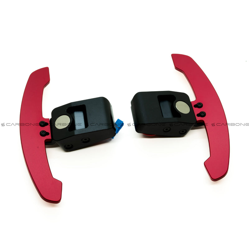 Magnetic Red Aluminum Paddle Shifters V1 Upgrade Kit For BMW F Chassis for M2 M3 M4 M5 M6 F30 F32 F80 F82 F90 F10 F12 F87