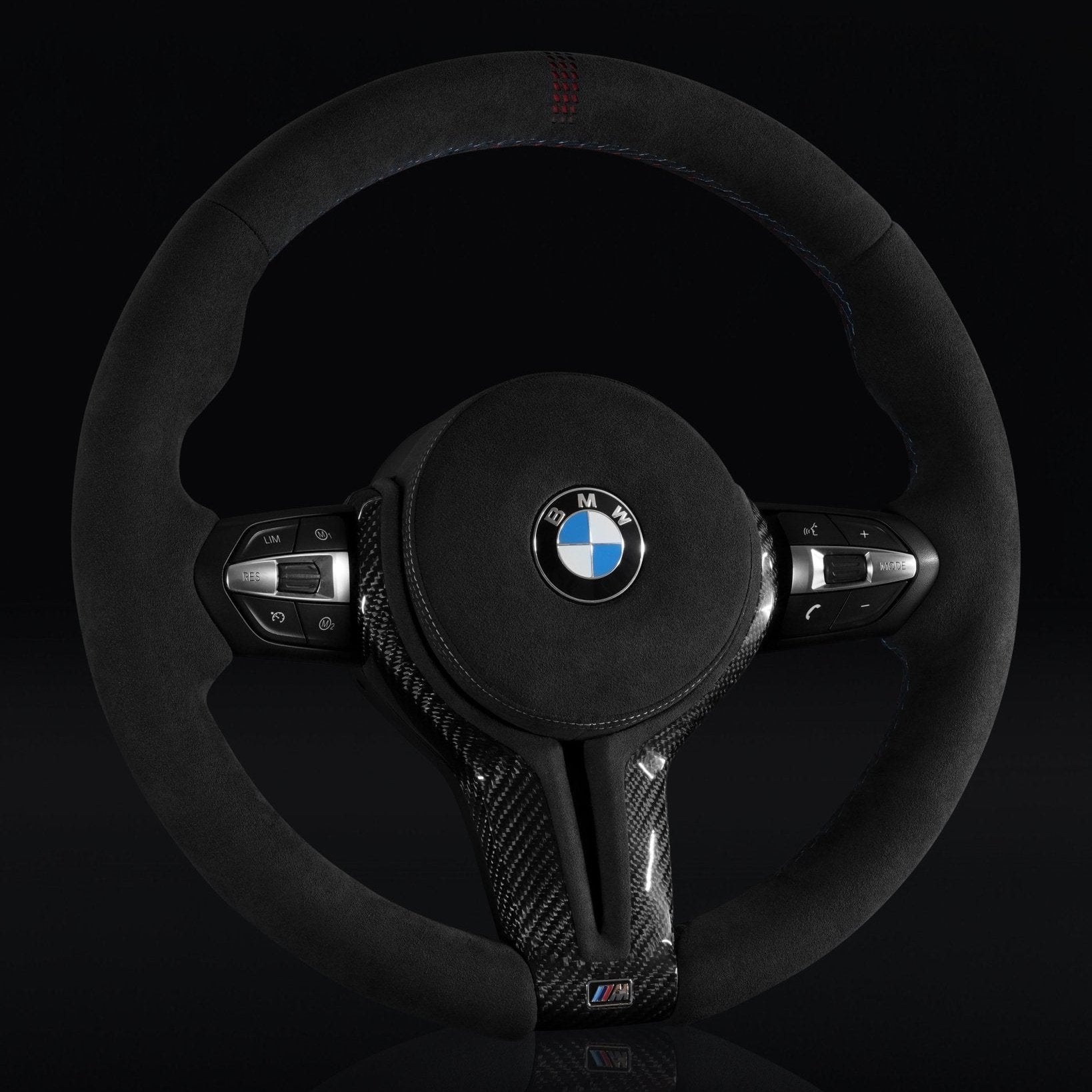 BMW Alcantara Steering Wheel for F Chassis- CARBONE Design for F30 F32 ...