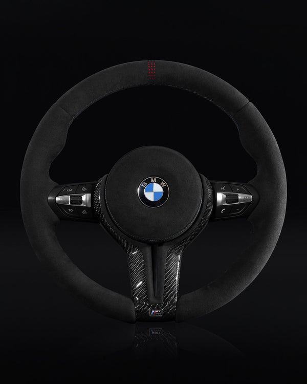 CARBONEBMW Alcantara Steering Wheel for F Chassis - CARBONE Design for F30 F32 F80 F82 M3 M4 M2 335i 340i 328i 440i 435iCarbon Fiber Steering Wheel