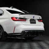 CARBONEBMW G8X M3 M4 Dry Carbon Fiber Rear Bumper Diffuser Package G80 / G82 / G83G80 M3 G82 M4 Carbon Fiber Diffuser