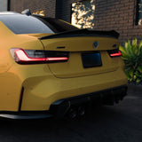 CARBONEBMW G8X M3 M4 Dry Carbon Fiber Rear Trunk Ducktail Spoiler G80 / G82G80 M3 G82 M4 Carbon Fiber Front Lip Spoiler