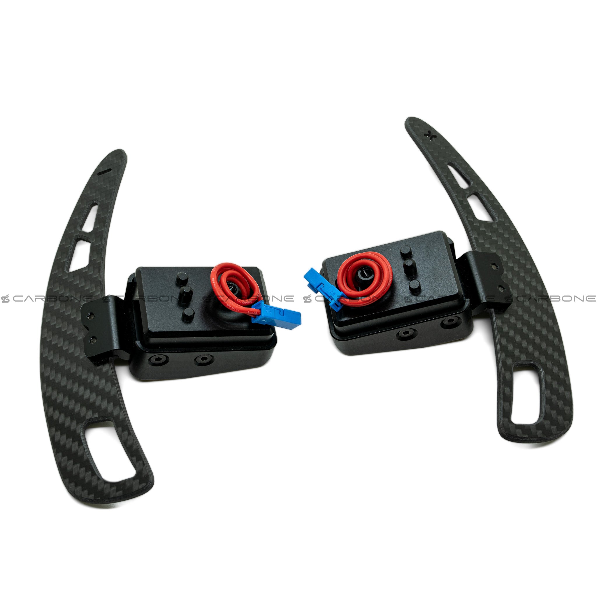 Magnetic Matte Carbon Fiber Paddle Shifters V4 Upgrade Kit For Toyota